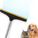 B-Land Carpet Rake for Pet Hair Removal, Reusable Pet Hair Removal Tool Cat Dog Hair Remover with 60 Long Adjustable Handle, Carpet Brush Carpet Scraper Pet Hair Remover Broom