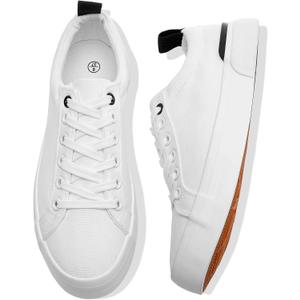 Womens Canvas Shoes Low Cut Canvas Sneakers Walking Running Shoes (9)