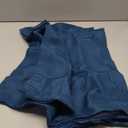 MIULEE Pack of 2 Decorative Outdoor Solid Waterproof Throw Pillow Covers Faux Linen Garden Farmhouse Coastal Cushion Cases for Summer Patio Tent Balcony Couch Sofa 20x20 Inch Blue