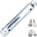 ONENESS 369 Rv Water Heater Anode Rod & Element Socket Wrench - 10" Dual Hex Extra Torque Removing the Most Stubborn Anode & water heater element - 1-1/16 in x 1-1/2 in x 10 in