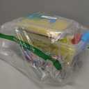 64 Pack Washable Paint Set for Kids, 12 Colors Non Toxic Finger Paints for Toddlers 1-3 with Sponges, Paint Brushes, Waterproof Paint Smock, Palettes, Cards, Storage Box, Finger Painting Kits for Art, Crafts(2 oz Each)