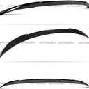2Pcs Roof Top Spoiler & Rear Spoiler Compatible with 2018-2022 Honda Accord, V Style Duckbill Fits for 4 Door Sedan, Trunk Exterior High Kick Tail Deck Lid Wing Lip (Glossy Black)