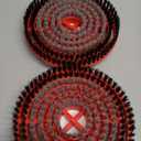 2PC S7001 Enhanced Replacement Brush Heads for Shark S8201/S7000 Series, for Deeper Cleaning of Hard Floors with Shark Steam Mops (Black Grey)