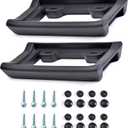 AR-PRO Ultimate License Plate Bumper Guard Screws Included - 2.3" Thick Rubber License Plate Mount Protects Bumper from Scratches and Dents - Universal Fit for Cars, Trucks, SUVs, and Vans