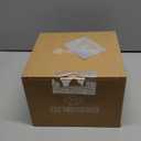 oneisall 3.5L Water Fountains for Cats Indoor, Stainless Steel Pet Drinking Fountains Automatic Running Cat Waterer Fountains Quiet, White