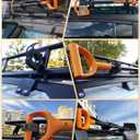 Rubber Clamp Mounting Kit Quick-release Shovel Holder for 1-1/5 to 1-1/2 Diameter Tools, Install on UTV, ATV, Truck Trailer, RV