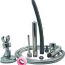 Shower Enema System with 79 Inch Hose, 3-Way Diverter, Shower Douche for Men and Women Portable Cleaner, Enema Nozzle Kit Cleaner Attachment (7 Piece Set)