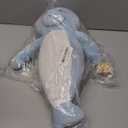 Manatee Heating Pad Plush for Period Cramps, Menstrual Pain Relief, Cute Stuffed Animal Electric Heat Plush, USB Powered Heated Toy, Portable Warm Cushion Gift for Women Teen Girls Valentine, Blue