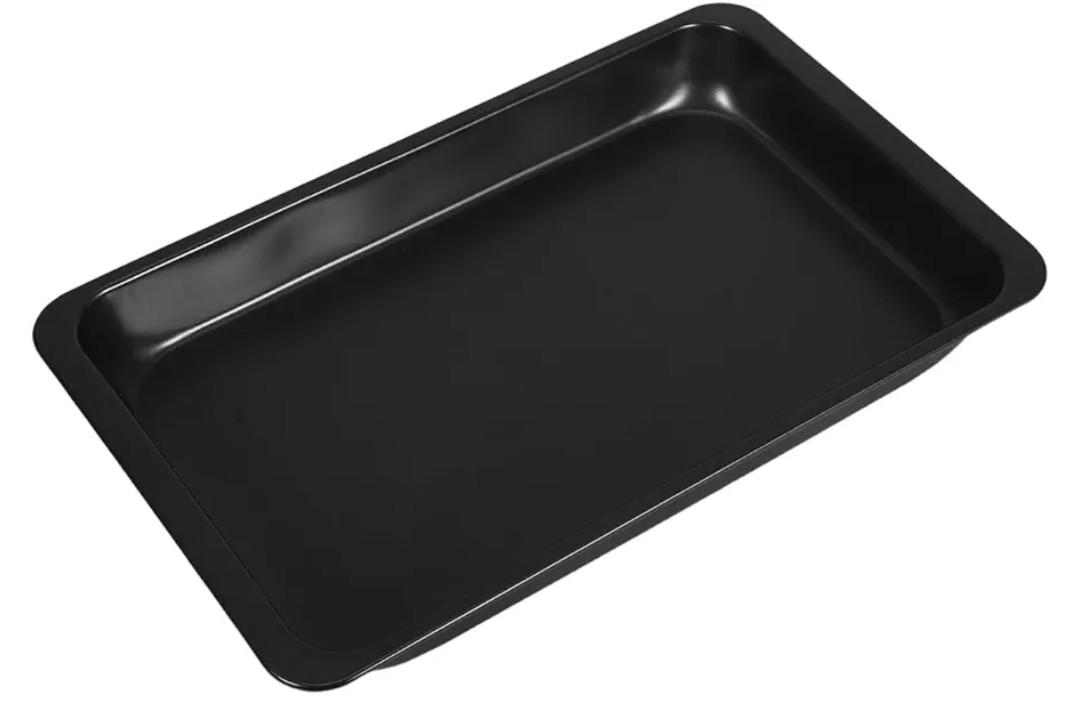 2PCS Kisangel Non-Stick Rectangular Baking Pan 12X7.5 Inch Oven Tray for Pizza Cake Bread Baking Sheet High Temperature Resistant Carbon Steel