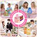 Crweety 50PCS Organza Bags 8x12 Large Gift Bags Multicolor, Mesh Bag Drawstring Pouches for Jewelry Candy Treat Sachet Party Favor, Sheer Goodie Bag for Birthday Wedding Baby Bridal Shower Graduation, 1 Count