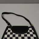 Star Houndstooth Checkered Pattern Shoulder Bags for Women Crescent Crossbody Hobo Handbag Y2K Underarm Purse