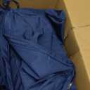 Outdoor Cushion Covers Replacement 19x19x3In, Patio & Sofa Cushion Covers with Handle & Adjustable Straps, Waterproof, Set of 4, Bavy Blue