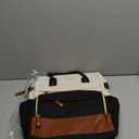 LOVEVOOK Laptop Backpack for Women, 15.6 Inch Work Business Backpacks Purse With Large Capacity, Waterproof Nurse Bag College Bookbag for School, Waterproof Casual Daypack for Travel (Beige-black)