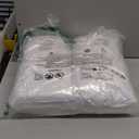 8 Packs 90 Inch White Round Tablecloth in Diameter, Washable Polyester Fabric Tablecloths, Wrinkle Resistant Table Cloth for Wedding Party Banquet Dining