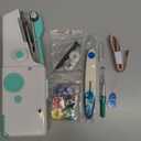 Handheld Sewing Machine, Mini Sewing Machine for Adults Fast Stitching with Sewing Kits Suitable for Home, Travel,DIY (Blue)