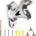 WAENLIR Two Position Stainless Steel Flag Pole Holder 1-1/4 inch, Heavy Duty and Rust Free Flag Mounting Bracket for House 1 1/4 inch (1.25 inch Inner Diameter)