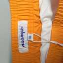 maamgic 5inch Mens Swimming Trunks with Compression Liner 2-in-1 Swim Trunks Stretch Quick Dry Swim Shorts Zipper Pockets (Orange, XL)