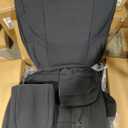 GIANT PANDA Neoprene Seat Covers for Jeep Wrangler JL 4-Door (2018-2026), Neoprene Waterproof Seat Covers W Armrest Cover, Foam Padded for Full Set (Black)