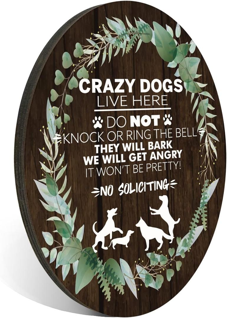 10 x PMB026 Multicolor No Soliciting, Do Not Knock or Ring Bell Sign - 4" x 5" (with Strong Adhesive Tape) for Indoor/Outdoor Home or Business Use