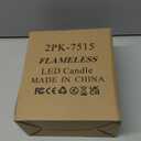 Flameless Battery Operated LED Candles 3D Wick with10key Button Remote Control 24-Hour Timer Set of 2 Electric Flickering Pillar Real Wax，Wedding, Party, Home Decoration