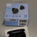 Philips TAT1219 True Wireless Bluetooth Earbuds - 18 Hours Play Time, Dynamic Bass, Clear Calls, IPX4 Water Resistant, Black (With tips)