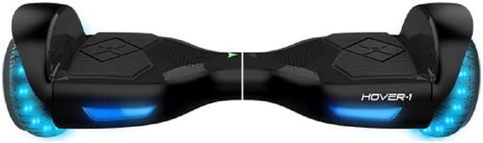 Hover-1 i-200 Electric Self Balancing Scooter with 7MPH Top Speed, 6 Mile Range, 6HR Full-Charge, Built-In Bluetooth Speaker, Rider Modes: Beginner to Expert (Black)