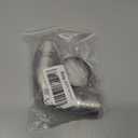 304 Stainless Steel 90 Degree Elbow Hose Barb Fitting, 1-3/4" x 1-3/4", Silver, 1pc with 2pcs Hose Clamps