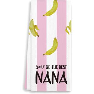 2 x Youre The Best Nana - Decorative Kitchen Towel 16"x24"  Grandma Bathroom Hand Towel, Grandma Gifts for Mother's Day, Birthday, Christmas, etc.(026)