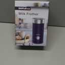 SIMPLETASTE Milk Frother, 4-in-1 Electric Milk Steamer, Automatic Warm and Cold Foam Maker and Milk Warmer for Latte, Cappuccinos, Macchiato (Blue)