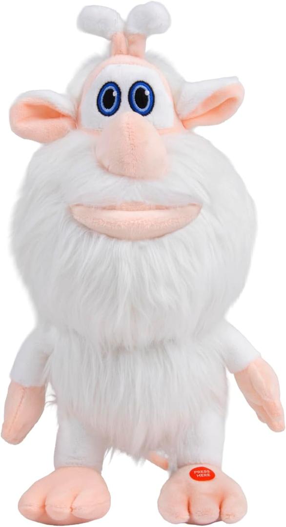 Booba Talking Plush Toy  13.5" | Officially Licensed Interactive Plush | Soft & Cuddly Stuffed Animal | Repeats What You Say for Kids Fans