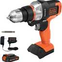 BLACK+DECKER 20V MAX Matrix Quick Connect System, Cordless Lithium Power Drill and Driver, Battery Included (BDCDMT120C)