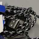 ZGear 10 Foot Braided Sync & Charge Cable - White/Black