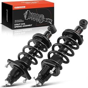 A-Premium Rear Complete Strut Assemblies with Coil Springs, Set of 2 | Compatible with Honda CR-V CRV 2007-2011