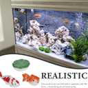 Sewroro 3Pcs Ceramic Ball Fish Tank Float Artificial Aquarium Fishes Aquarium Decor Floating Ornament Ocean Sea Animals for Aquarium Fish Figurines Decors 10x4cm