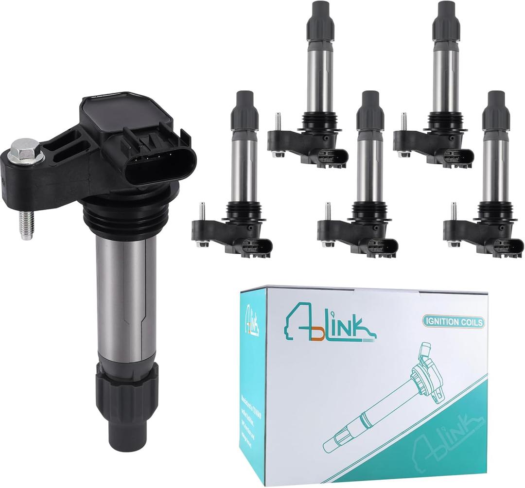 UF569 Ignition Coil Pack 6PCS For Buick Allure 2010,Cadillac ATS 2013-2019,CTS 2008-2019,XTS 2013-2019,Chevy Camaro 2010-2015,Impala 2012-2020,Pontiac Saturn 3.0L 3.2L 3.6L C1555