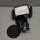 Philips 72W 7400LM LED Security Lights w/PIR Motion Sensor Outdoor, 5000K Daylight Dusk to Dawn Aluminum Flood Light, 3 Adjustable Heads, Waterproof for Garage, Yard, Porch (Black)