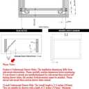 Undermount Drawer Slides 21 inch (1 Pair), Full Extension Soft Close Concealed Drawer Runners, Come with Mounting Screws and Brackets, 1 Pair
