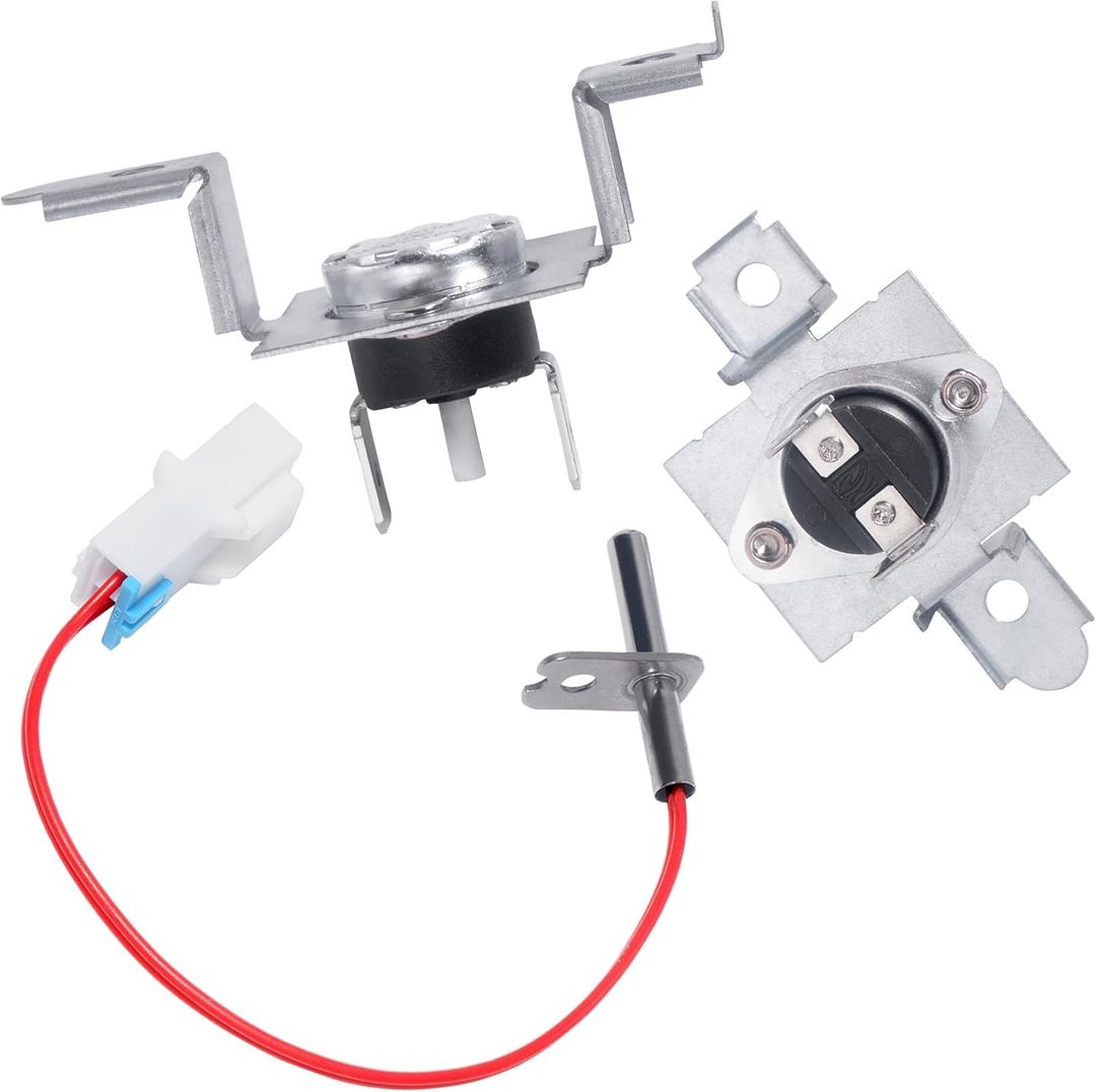 AGM30045804 Dryer Thermistor and Thermostat Kit - 6323EL2001B Dryer Thermistor 6931EL3003C Dryer High Limit Thermostat 6931EL3004B Dryer Thermostat Fit for l.g ken-more dryer AP7206815 PS16732335