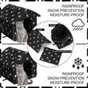 Soaoo 2 Pcs Large Feral Cat Shelter Outdoor Cat House 15.8 x 13.7 x 15.8 Inch Weatherproof and Insulated Foldable Cotton Filled Thicken Stray Shelter with Stakes for Wild Animal Easy to Assemble