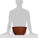 EMSCO Expandable Hose Hider – Expandable Hose Storage Pot – Rustic Terra Cotta