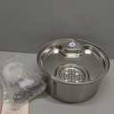 Pawccoli Dog Water Fountain Stainless Steel, 7L/1.8Gal Pet Fountain Water Bowl with Multi-Filtration & Deeper Drinking Aera, Large cat Water Fountain with Water Window & LED, Ultra-Quiet