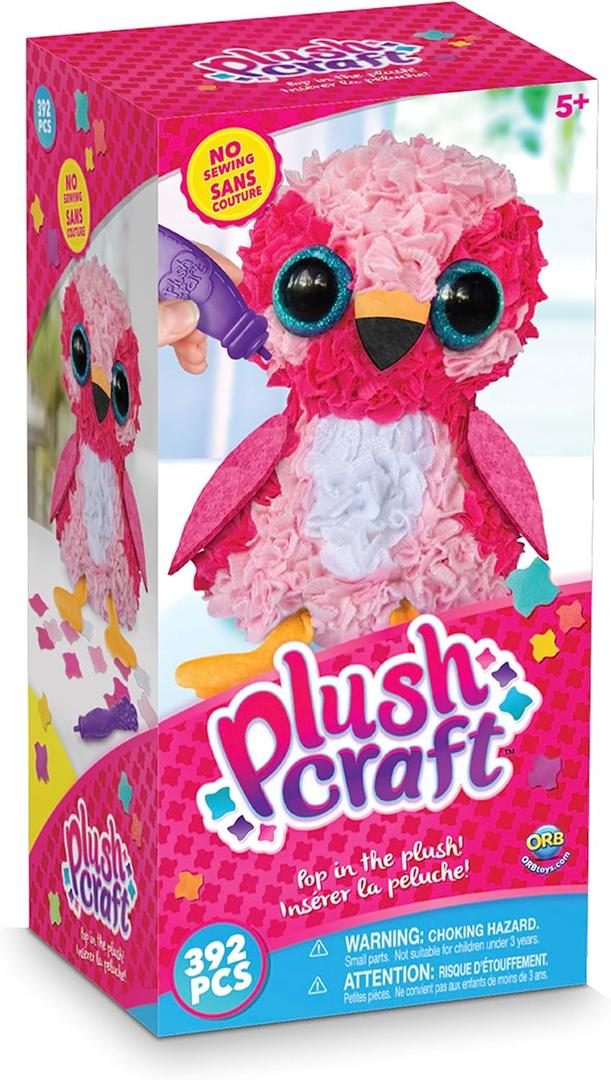Orb Factory PlushCraft 3D Flamingo