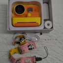 Mafiti Kids Camera Instant Print, 48MP Digital Camera Selfie 1080P Video with 32G TF Card, Toys Gifts for Girls Boys Aged 3-12 for Christmas/Birthday/Holiday (Orange)