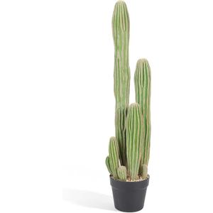 Artificial Cactus 31 INCH Tall Fake Cactus Plants Faux Cacti Saguaro with Planter for Indoor Outdoor Home Office Shop Garden Decoration