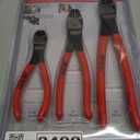 Knipex 002005S2 High Leverage Diagonal Cutter Pliers Tool Set - 3 Piece