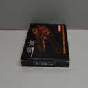 Preciva Hole Punch Plier, Revolving Punch Hole Tool with V-Shaped Cutting Edge Design, 6 Hole Sizes & 20cm Stainless Steel Ruler for Leatherr, Belts, Thin Iron Sheets, Paper Cards, Plastics & Fabrics (Orange)