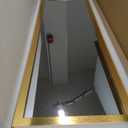 whitebeach 48" x 16" Over The Door Full Length Mirror Hanging Door Mirror Wall Mirror Hanging Dress Bedroom Gold