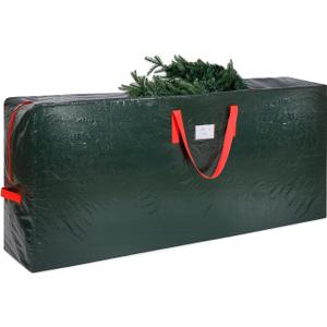 KRYSTY Christmas Tree Storage Bag - Fits Up to 9 Ft Xmas Holiday Tree, Zippered Bag, Carry Handles, Durable Waterproof Material, Protects Against