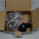 2 Inch Ball Caster Wheels - Stem Casters Set of 4, Heavy Duty 1200 LBS, 360° Swivel, Non Marking Polyurethane, Black Replacement Castors for Furniture, Cabinet, Cart, Coffee Table (Premium Black)