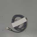 LISEN USB C to Lightning Cable, Chubby 240W 4 in 1 Charging Cable 6.6FT, USB A/C to C/Lightning with Light iPhone Charger for iPhone 17 16 15 14 Pro Max/M5 MacBook Air Pro/iPad/Samsung S25/Switch/PS5 (Grey)